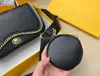 22SS NEW Women Chain Trimmade Portable Messenger Bag Cross Body Fashion Shopping Satchels Coin Purse Key Pouch Leather Crossbody Satchel Wallet Pu Purse Handbag Påsar