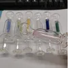 Glass Nector Collector Colore interno Stelo Bruciatore a nafta Cucchiaio da pipa Tubi Novità accessori per fumatori per narghilè bong