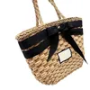 Shoulder Bag Weaving Bag Woman Bags Vintage Summer Designer Handbags Tote Women Woven Handbag Shopping Bags Travel Beach Purse Wicker Hand