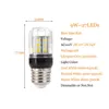 Bulbs 27leds LED LAFICA DI CORN E27 E14 E12 E26 Super Bright 5730 Luci lampadari Light SMD DC 12V 24V Home Decorted