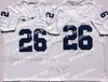 Американский колледж футбол Wear Penn State Nittany Lions NCAA College 9 Trace McSorley Jerseys 26 Saquon Barkley 11 Micah Parsons 24 Akeel