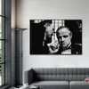 Godfather Moive Poster Stampa su tela Pittura Nordic Wall Art Picture For Living Room Home Decoration Frameless