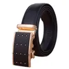 Belts Factory Outlet Design Automatic Buckle Belt High Quality Genuine Leather Men Luxury Male Pants Waistband