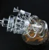 Recycler Oil Rigs Thick Glass Bong Hookahs Smoke Pipe Dab Water Bongs Tobacco Percolator With 14mm Banger