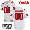 Thr Custom Wisconsin Badgers College Football Jerseys 17 Andrew Ginkel Jack Coan 23 Jonathan Taylor 25 Golden Tate III 남성 여성 청소년 스티치