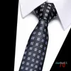 T032 Herrpolyester Silk High-End Twill Gold Tie 7,5 cm Formell bröllopsetikett Tie Business Man276L