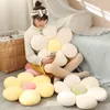 35 53 cm Bellissimo fiore colorato peluche cuscino giocattolo morbido pianta del fumetto bambola di pezza sedia cuscino divano bambini amanti regali di compleanno 220720