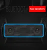 Двойные громкие динамики Hi-Fi Stereo Bluetooth Woofer Wirless Subwoofer Fashion o Player Doungepeaker Беспроводной бумбокс портативная звуковая панель Altavoz Free Ship3530070