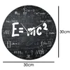 Horloges murales Théorie de la relativité Math Formula Horloge Horloge Scientifique Enseignant Teach School School School Décor