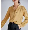 Camicette da donna Camicie Top e kimono da donna Abbigliamento da donna Blusas Mujer Top Haut Femme Spring Fall Tunika Camisas Camicia biancaDonna