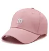 Embroidery Women's Cap Soft Cotton Men's Caps for Men M Letter Curved Eaves Baseball Male Hat Hats Apparel Accessories