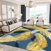 Tapis Moderne Abstrait Plume Velours Tapis Chevetsoft Grande Surface Tapis Lavable Décoration Maison Tapis Salon Tapis pour Chambre TapisTapis