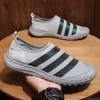 Sandals Men's Breathable Canvas Shoes In Summer Weave Sports Leisure Trend Net Tide Small White Flat SandalsSandals