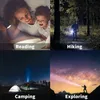 Puissante lampe de poche LED T6 lampe en alliage d'aluminium super brillante lumières torche portable lampes de poche rechargeables USB camping en plein air lampe de poche tactique