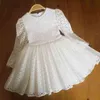 Ragazze Primavera Principessa Abito Bambini Festa Tutu Vestidos Con Corvo Bambini 3 4 5 6 7 8 Anni Compleanno Matrimonio Elegante Abbigliamento da festa G220423