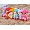 8 cm Mini Cute Fashion Bambini Bambole di peluche Portachiavi Giocattoli di peluche morbidi Portachiavi Peluche Portachiavi Bambino per ragazze Regalo di Natale per le donne 1010