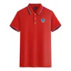 Troyes AC Men and Women Polos Mercerized Cotton Short Sleeve Lapel Breseable Sports Tシャツのロゴはカスタマイズできます