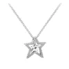 925 Sterling Silver Silver Star Collier Necklace Chain for Women Men Fit Pandora Style Netlaces Hift Jewelry 390020C01-45