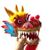 Accessoires de tête de dragon de danse traditionnelle chinoise anti-cassé de performance de fête accessoires de festival drôles pour les dragons de ruban de remise en forme 400g