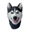 Party Masks Funny Halloween Trick Simulation Animal Husky Dog Head Miljö Skydd Material Latex Mask Decoration 1283M859788599