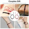 Charm Bracelets 2pcs Creative Braided Bracelet Concentric Knot Wrist Chain Couples BraceletCharm Inte22