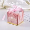 Theme Wedding Favors Candy Box Baby Souvenirs Gift with Ribbon Chocolate Paper Beautiful for Seven mode 220427