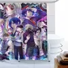 Aangepaste Tokyo Ghoul Anime douchegordijn Waterdichte stofbad 180x180cm Polyester badkamer T200711