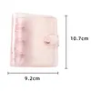 Koepboeken 3-holes Mini Binder Student Notebook Cover PO-kaart Organisator Diary Agenda Clear PLANNER SCHOOL BODERYNOTEPADS Kladblokkennotepads