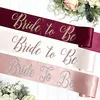 Personalized Custom Future Mrs Sash Hen Bachelorette Birthday Party Sashes Accessories Bridal Shower Team Bride Engagement Gifts 220707