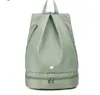 LU Women Yogo Backpack Bag Nieuw droog en nat gescheiden met schoenopslag Waterdicht voor LL Fit Gym230e