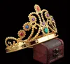 Król Queen Crown Party Hats Opon Prince Princess Crowns Crowns Przyjęcie urodzinowe Festival Festival Festival 7 Style C05115693972