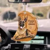 Interiördekorationer Angel Wing Animal Car Hanging Pendant Ornament Dog Figure Decinterior