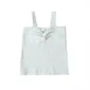 T-shirts 0-3Y Summer Infant Baby Girls Vest Tops Bowknot Solid Sleeveless Pullover Shorts 4 ColorsT-shirts