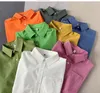 Men camisetas coloridas de bolso sólido camisetas casuais de manga longa para homens Harajuku Moda Plus Size Blouse de grandes dimensões