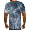 T-shirt da uomo Giyu Marca Smoke Cloud T Shirt Uomo Magliette colorate Casual Harajuku Tshirt Arte stampata Abbigliamento anime Abbigliamento uomo SummerMen'