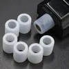 disposable vape mothpiece testing drip tips cover tester 12mm clear silicone round for infinity 3500 RPM80 160 180 e cigarette accessories