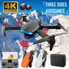 LSRC E99 K3 Pro Mini Drone 4K HD Camera WiFi FPV تجنب العائق القابلة للطي RC Dron Quadcopter Toys 2206274346527