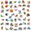 50 Piece Jurassic dinosaurs graffiti Sticker Phone Laptop Skateboard Car Stickers Pack for Luggage Guitar Helmet Water cup Sticker