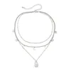 Boho multilayer round hangslot hanger ketting vrouwen mode persoonlijkheid kwastje ketting glamour meisje sieraden gift