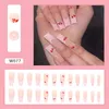 False Nails 2022 Sweet Heart French Ballerina Detachable Wearable Fake Press On Tip Artificial Manicure Tool Prud22