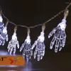Stringhe LED Modello Halloween Lampada decorativa 2,5 metri Colore Spettrale Teschio Fantasmi Batteria StringLED