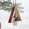 Decorazioni natalizie Ornamenti in legno Giocattoli per bambini per l'albero di Natale Ciondoli pendenti Xmas Elk Decoration Home Party Year 2022 NoelChristmas