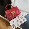 Borsette e borsette in gelatina per bambini Simpatiche mini borse a tracolla per ragazze Pochette in PVC Kawaii Portamonete per bambini Borsa trasparente per bambini