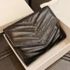 Petite enveloppe portefeuille mix matelasse cassandre grain de poudre en cuir gaufré porte-cartes porte-monnaie multi-plié pochette de luxe en cuir véritable t7MH #