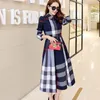 Robes décontractées grande taille femmes Plaid mode classique vêtements grandes tailles robe Slim Plaids jupe femmes jupes à la mode