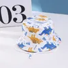 Topi Panama Bayi Katun Cetak Kartun Baru Topi Nelayan Anakanak Topi Ember Matahari Pantai Luar Ruangan Musim Panas Anak Lakilaki 220611