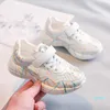 Höst barn sport sneakers barn mesh ljus skor baby pojkar casual sneakers flickor chunky vitaffärer