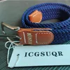 BELTS ICGSUQRキッズWeb弾性ジーンズベルト子供PUレザーの男の子の女の子ファッションキャンバスストレッチベイビー屋外ウォーストストラップ