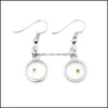 Boucles d'oreilles de lustre en pente