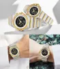 Wristwatches 9079 Men's Watches Simple Steel Belt Waterproof Quartz Women's Watch Trend And Women Couple Pair WristwatchWristwatches